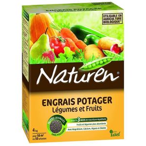 ENGRAIS Naturen Engrais Potager Legumes et Fruits 4 kg