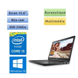ORDINATEUR PORTABLE Dell Latitude 5580 - Windows 10 - i5 8Go 256Go SSD