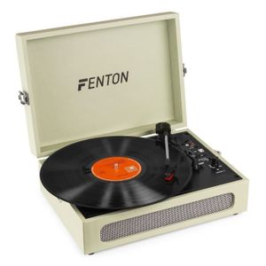 PLATINE VINYLE Fenton RP118C Platine Vinyle Bluetooth avec Haut-p