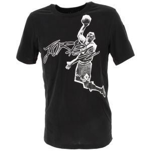 T-SHIRT MAILLOT DE SPORT Tee-shirt homme Nike JORDAN AIR DRI-FIT - Noir - Manches courtes - Technologie Dri-FIT