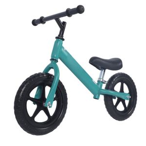 VÉLO ENFANT Omabeta vélo d'équilibre pour enfants Vélo d'équilibre de 10 pouces, hauteur de siège réglable, en acier à haute teneur sport 12'
