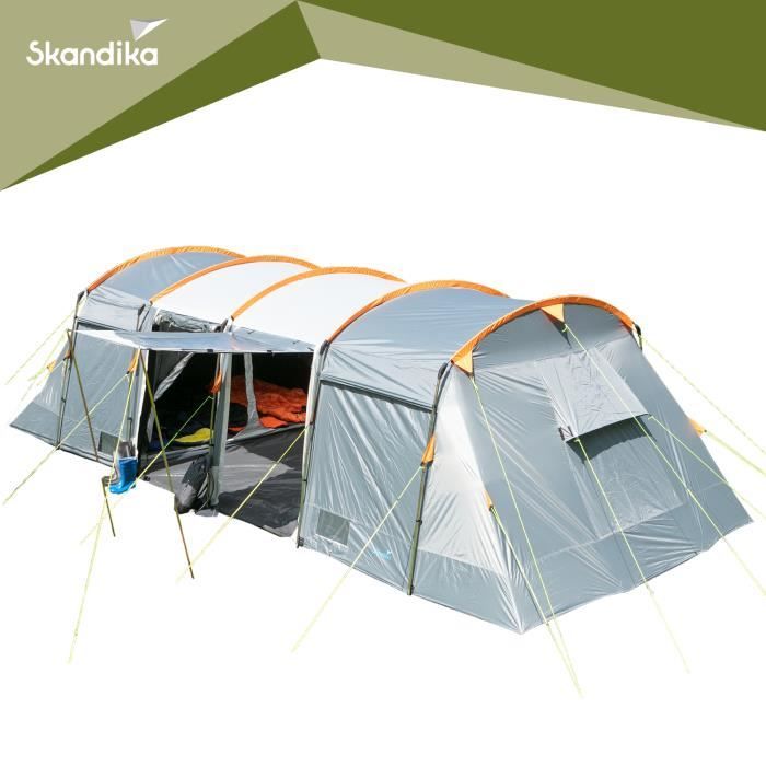 Tente gonflable de camping 380x540 Paraiso 5/6 places Brunner