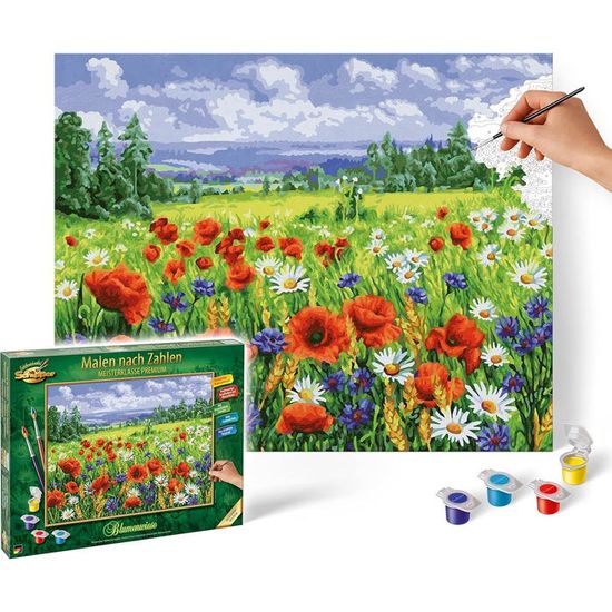 Retrouvez des Peinture par numéro fleurs en ligne | Schipper