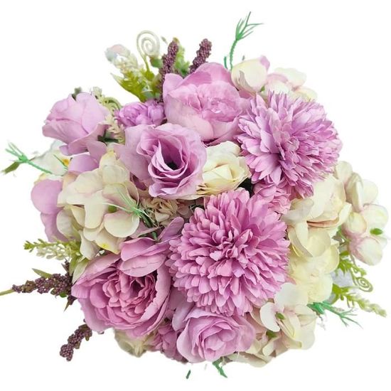 10 Bouquets De Fleurs Artificielles Pensées - Résistantes UV Pour Extérieur Et Intérieur
