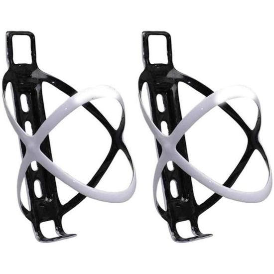 Lot De 2 Porte-bouteilles Pour Vélo Universels - Noir, En PC Léger - Compatible Route, VTT, Vélo Pliant