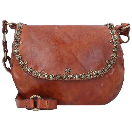 Campomaggi Sac à bandoulière Cuir 39 cm tasko01178, tasko01179 moro