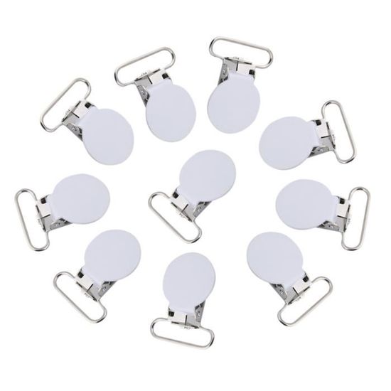Boucles Porte-jarretelles – Lot De 80, Plastique – Taille 12 Mm – Pour Fixer Jarretelles, Chaussettes, Accessoires – Homme/femme - 11