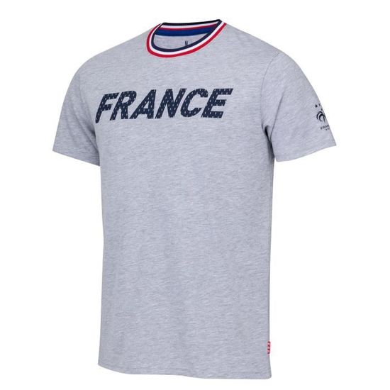 T-shirt Equipe De France FFF - Collection Officielle 100% Coton Vêtement Sport Officiel