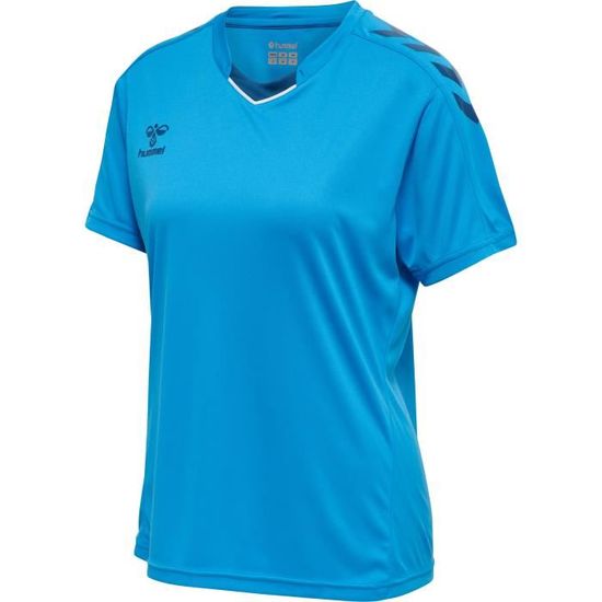 Maillot enfant Hummel hmlCORE XK POLY - bleu - Maille double résistante - Technologie BEECOOL