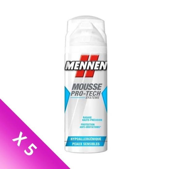 [LOT DE 5] Mousse à raser hypoallergénique la bombe de 250ml Mennen ...