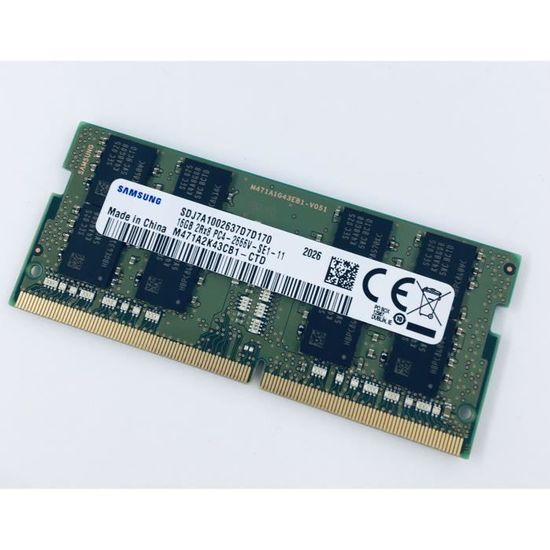 RAM 16GB DDR4 2666 MHz Samsung pour pc portable mémoire vive (16Go