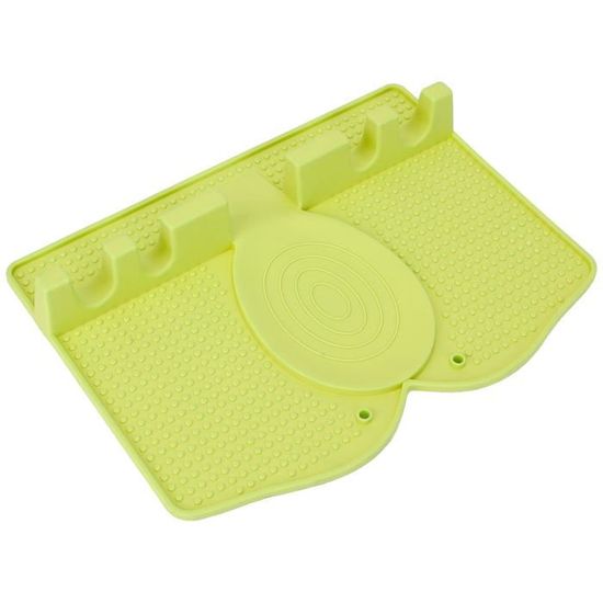Porte-couvercle Et Cuillère XPOOP 2 Pièces - Bleu Et Vert - Plastique ABS