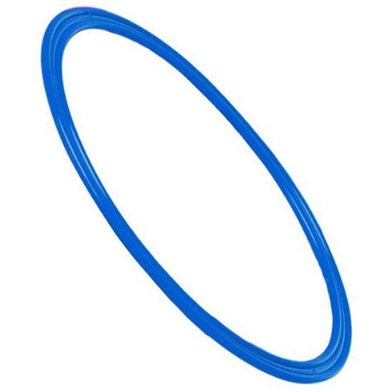 Cerceau Plat En Polypropylène Bleu Visiodirect - Diamètre 50 Cm, Léger Et Résistant Pour Loisirs Créatifs