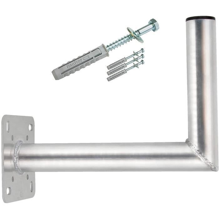 Support Mural PremiumX Pour Antennes Paraboliques - Aluminium Résistant 35 Cm