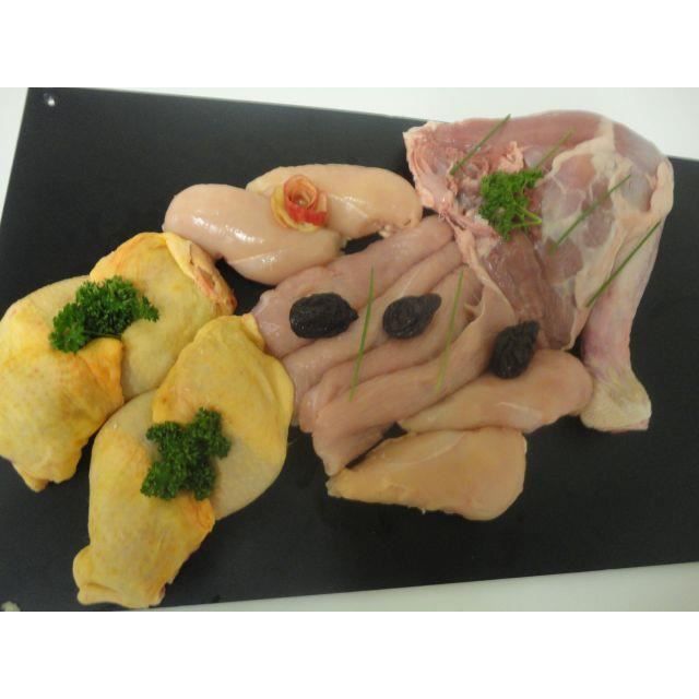 Colis de poulet du Périgord- Colis de 3.500kg