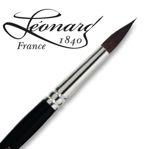 Pinceau Léonard aquarelle petit-gris pur rond - nb:4