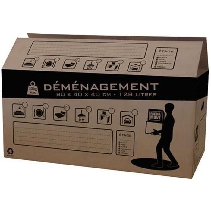 Carton déménagement - 128L