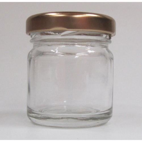 Nutley`s Lot de 100 petits bocaux de confiture en verre avec couvercle à visser doré 42 ml - 5060300562832