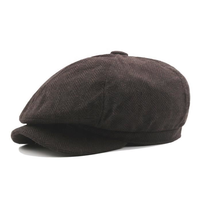 Hiver Automne Style Chapeau Lierre Casquette Hommes C2