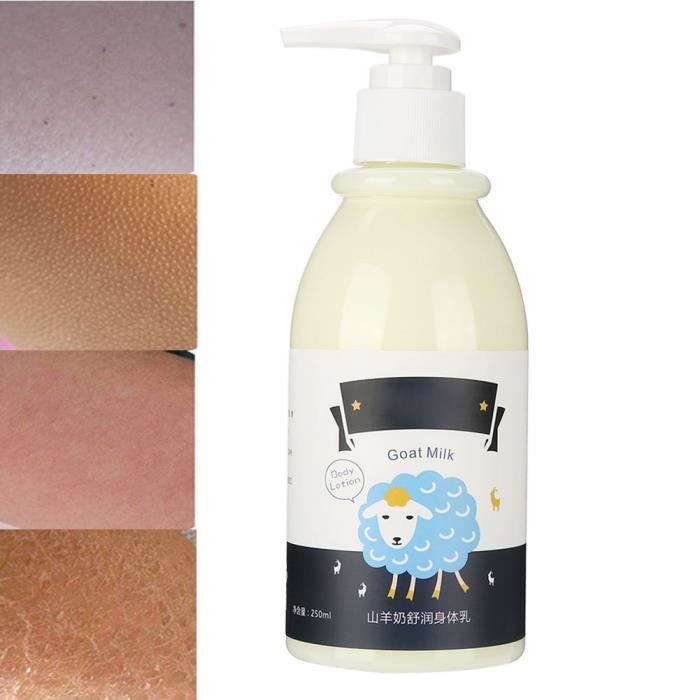 ZJCHAO Beurre corporel Lotion pour le corps au lait de chèvre blanchissant hydratant hydratant nourrissant crème de soin de la