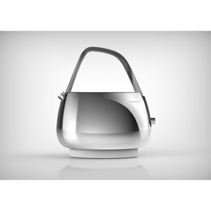 BUGATTI "JACQUELINE" INOX C / MAN.FUME 'Bouilloire Transparent Épine SCHUKO 02-JQCRNU