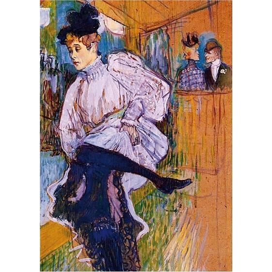 Henri de Toulouse-Lautrec - Jane Avril dansant …