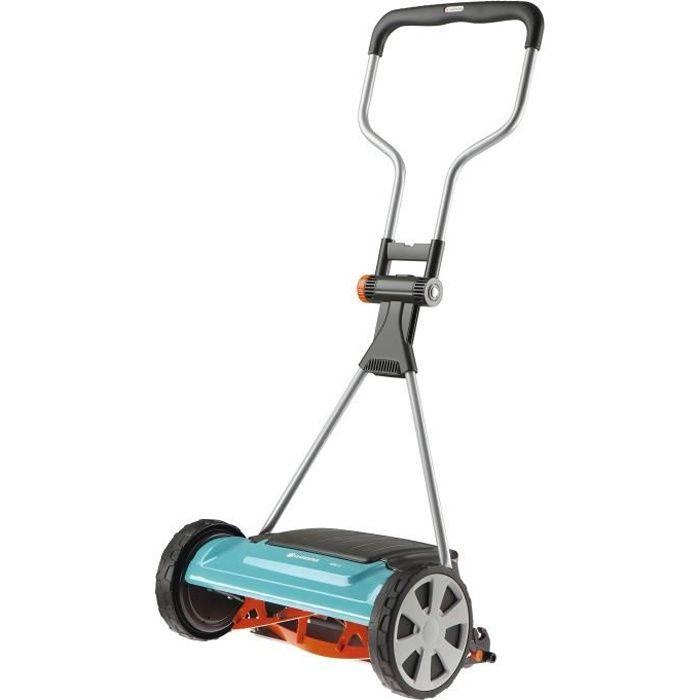 Tondeuse hélicoïdale 400 C Classic GARDENA : tondeuse hélicoïdale à main, largeur de travail de 40 cm pour pelouse jusqu'à 250 m², c