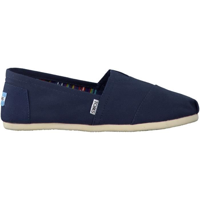 Toms Mocassins CANVAS HEREN Bleu