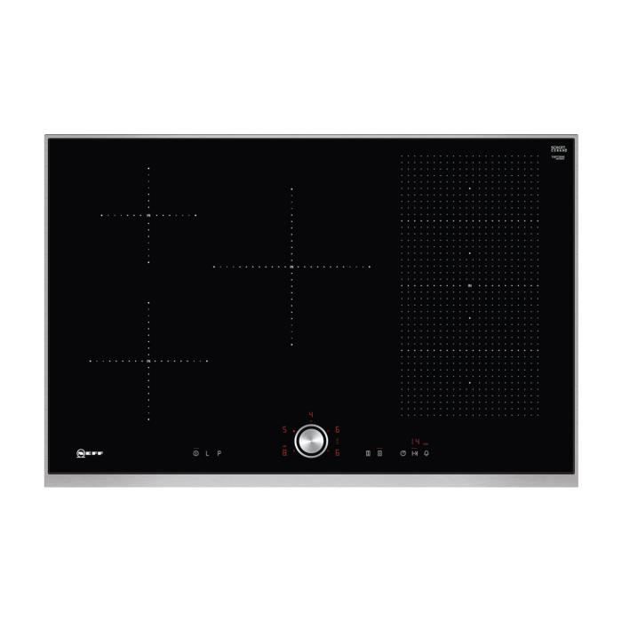 Neff TTT5820N, Intégré, Plaque avec zone à induction, Verre-céramique, Noir, 1400 W, 14,5 cm