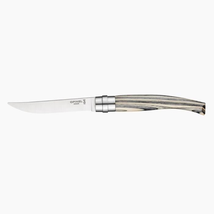 COFFRET 4 COUTEAUX TABLE CHIC BOULEAU LAMELLE - OPINEL