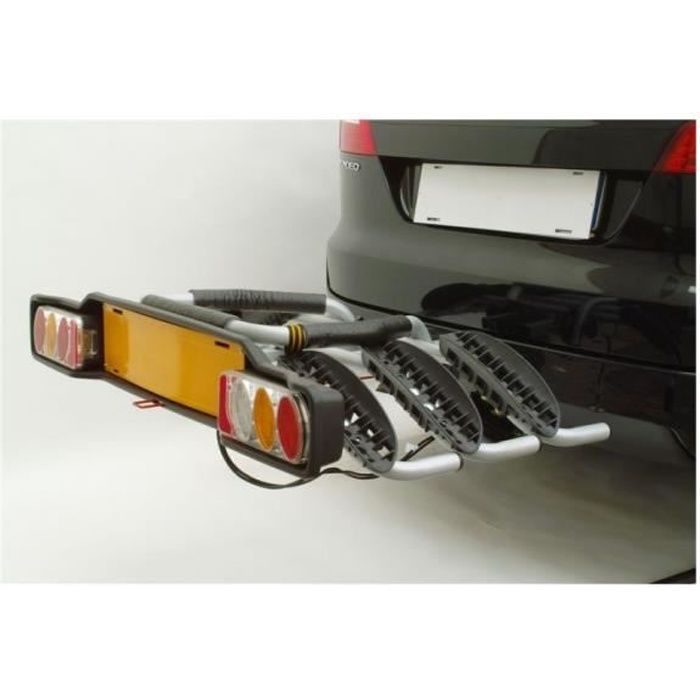Porte-vélo sur attelage PERUZZO Siena inclinable pour 3 vélos - Réf. 11102031
