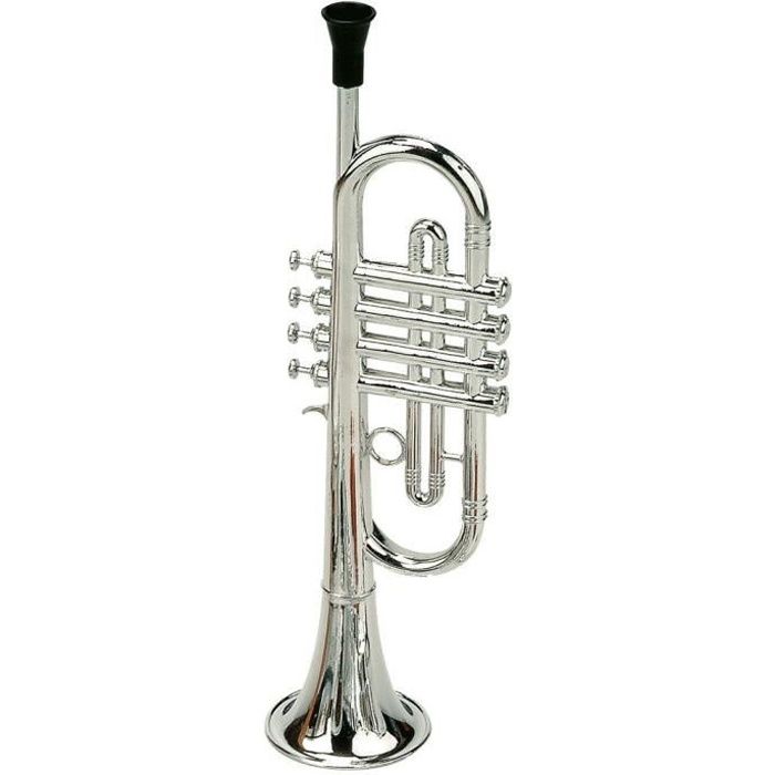 JOUET TROMPETTE EFFET MÉTALLISÉ 33CM BICOLORE JOUET TROMPETTE EFFET MÉTALLISÉ 33CM BICOLORE