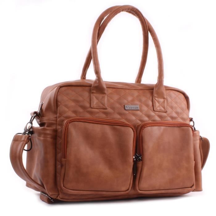 KIDZROOM Sac à Langer Vision of Love Marron