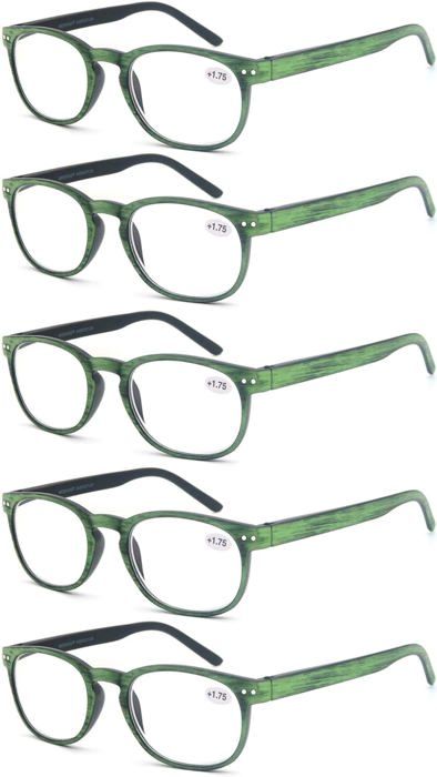 Lot De 4 Lunettes De Lecture Presbyte Avec Charnière à Ressort - Légères Et Confortables Pour Hommes Et Femmes