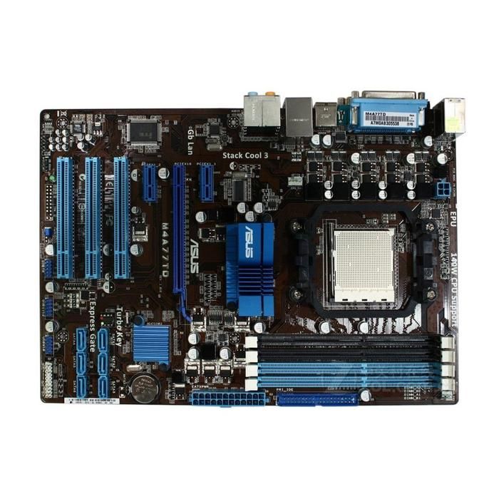 Carte mère ASUS M4A77TD AMD 770 Socket AM3 4xDDR3 16GB ATX - Asus
