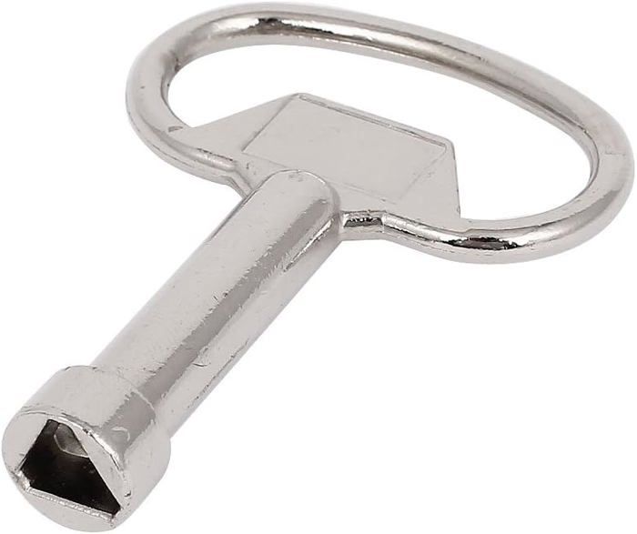 Clé Triangulaire 12,5x8 Mm – Lot De 4, Pour Armoires électriques, Compteurs, Radiateurs - 7