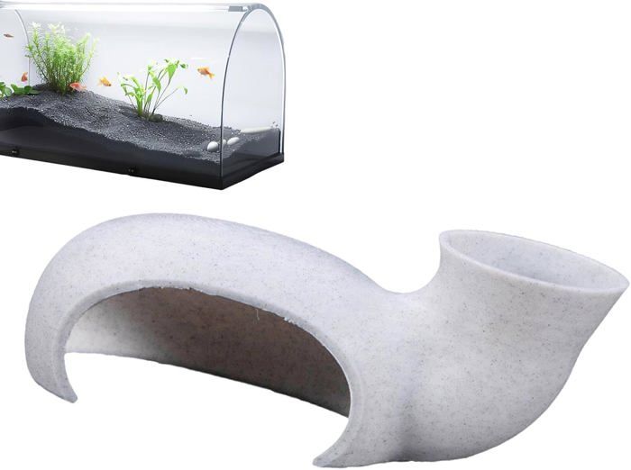 Meilleurs prix pour Tunnel daquarium – Grotte à crevettes nid délevage de poissons avec fond de sable grotte daquarium unique pour crevettes