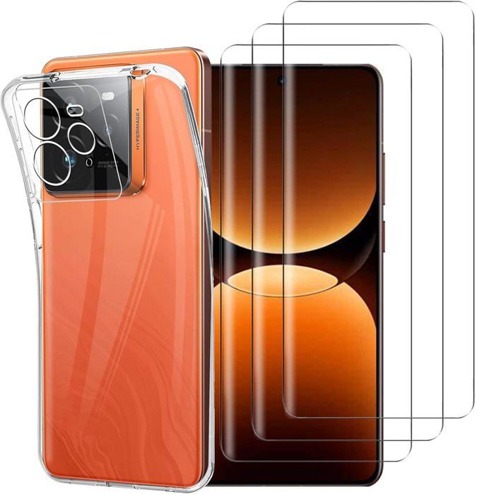 BORYA Coque Pour Realme GT 7 Pro (Realme GT7 Pro), Très Mince Souple Antichoc Soyeux Silicone TPU Bumper Housse, Élégant Premium Coloré Pente Verre Trempé Étui, Bleu Dégradé