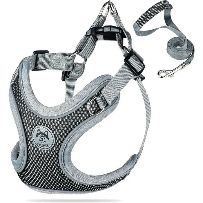 Meilleurs prix pour Harnais Chien Harnais- Anti Traction Chiot Courir Formation Harnais Noir（M）