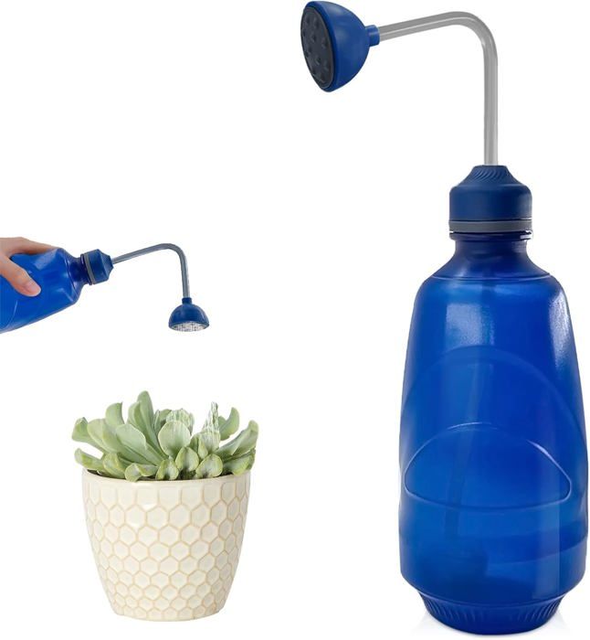 Mini Arrosoir En Silicone 224 Ml - Pour Bonsaïs Et Plantes Délicates - Buse Acier Inox - Vert