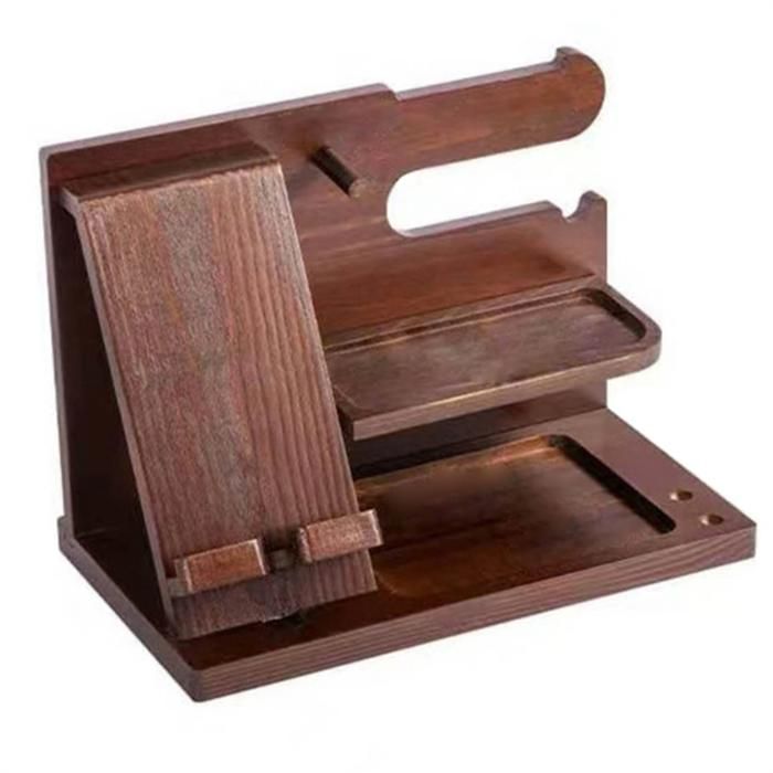 Support de Chargement de Bureau en Bois Support de Rangement en Bois pour Téléphone Portable Montre Support de Rangement Support de Chargement de Bureau en Bois Support de Rangement en Bois pour Téléphone Portable Montre Support de Rangement