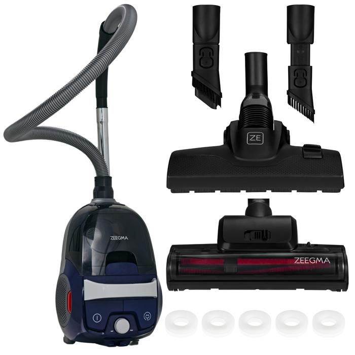 Aspirateur traîneau sans sac - ZEEGMA - Zonder Verre Flow - 2 2 L - 800 W - 12 m de rayon