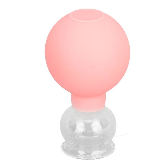 Kit Ventouses Massage Visage En Silicone - 4 Pièces Anti-Rides, Lifting Et Cellulite - Rose - 9