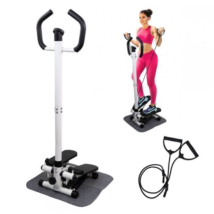Mini stepper fitness disque de torsion de la taille 2 en 1 - SPORTNOW