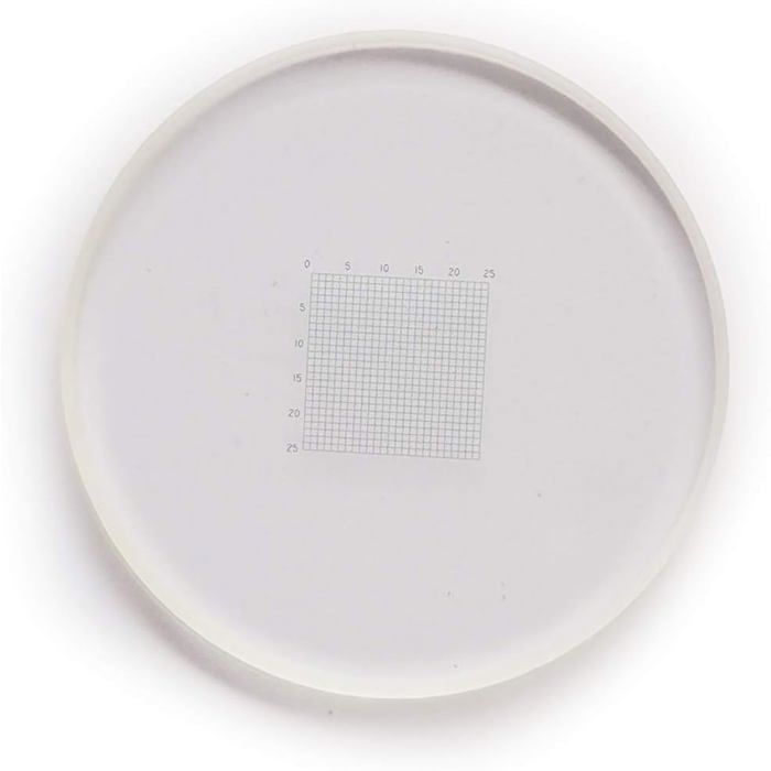 Graticule Micrométrique Pour Oculaire De Microscope - Verre De Mesure 19/20/24 Mm