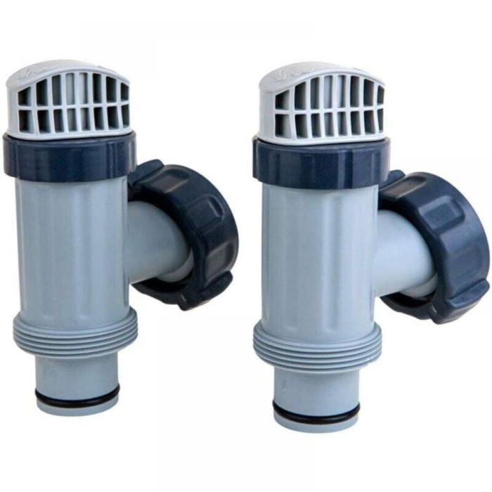 Vanne à piston hors sol 2 pièces connecteur de tuyau de vanne à piston de piscine