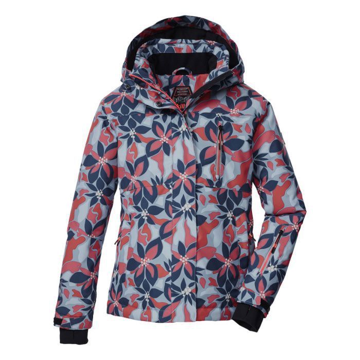 Veste de ski fille Killtec KSW 211 avec capuche - imperméable et respirante Veste de ski fille Killtec KSW 211 avec capuche - imperméable et respirante