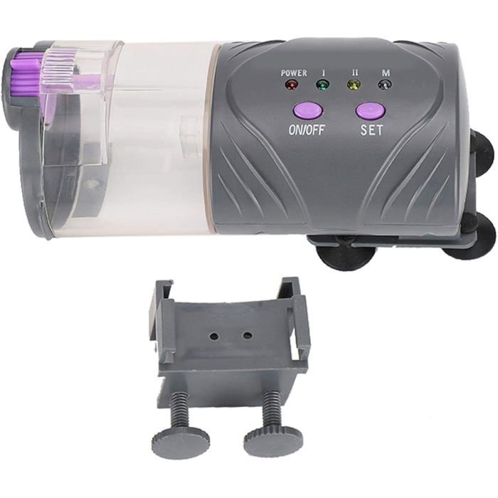Mangeoire pour Aquarium translucide Durable avec 3 méthodes dinstallation Mangeoire daquarium Distributeur de Nourriture