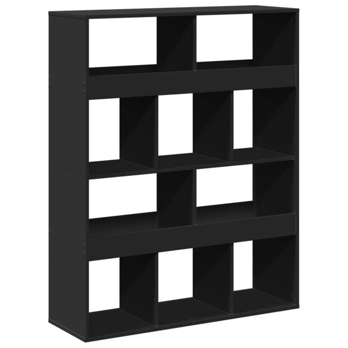 SALE 2026Bibliothèque - Colonne/Cloison de séparation pour livres - noir 100x33x1255cm - bois dingénierie 38.6 Kg 9800342