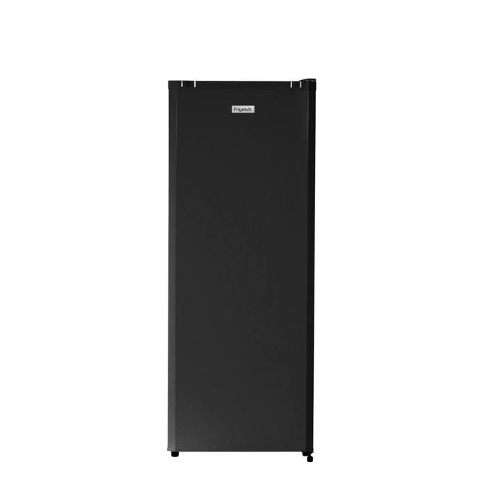 R4A218ND – Réfrigérateur armoire – FrigeluX – 218 L – Congélateur intégré 24 L – Porte réversible – Noir – Classe D – 39 dB